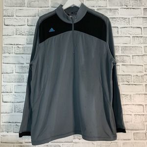 Adidas Jacket- Men’s Climawarm Track Jacket Size XL - Gray & Black